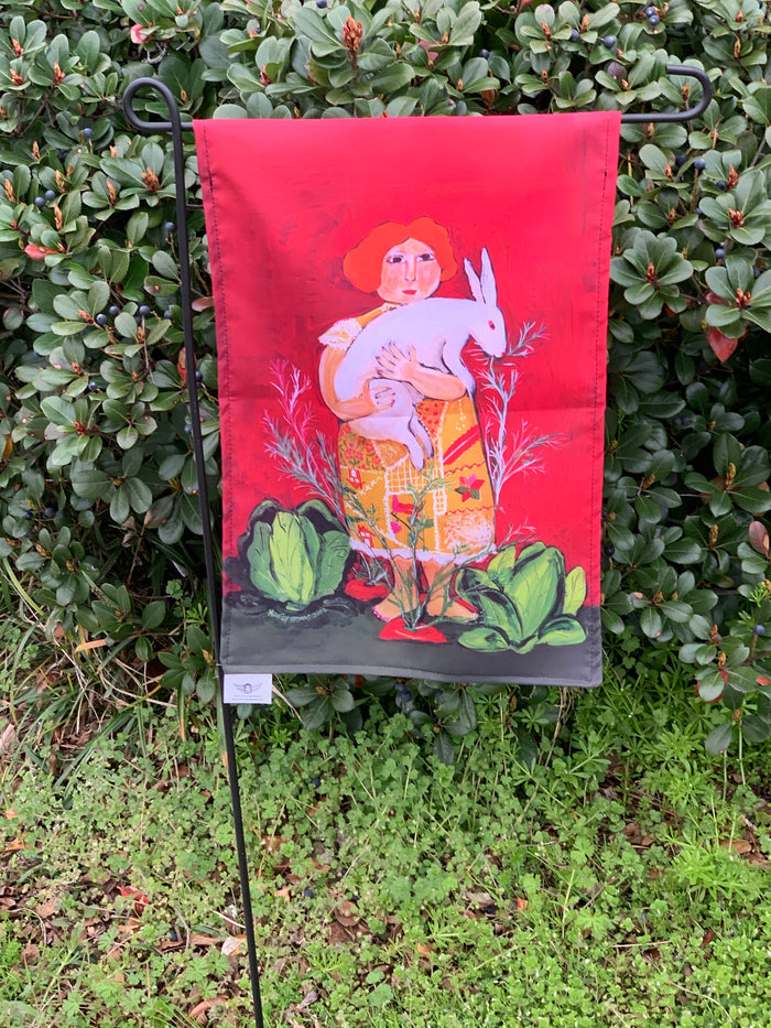 Garden Flags - Fat Rabbit