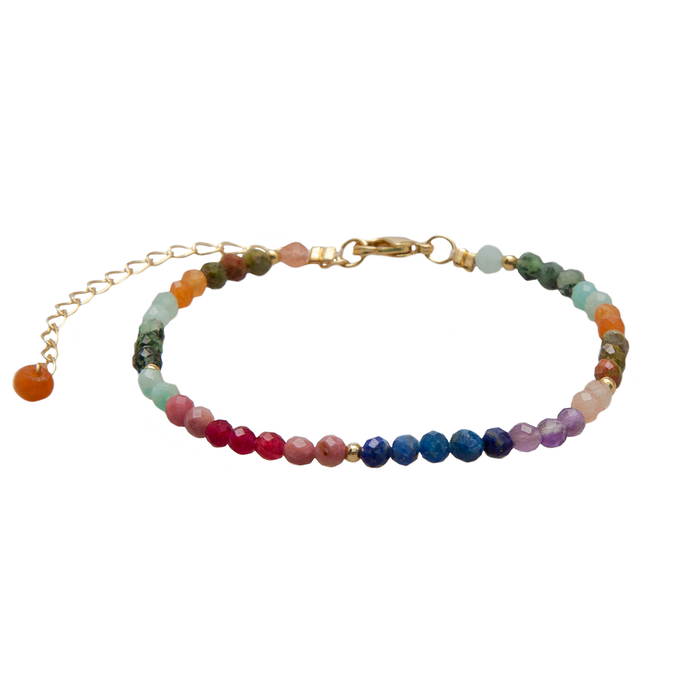 Good Vibes 3mm Healing Bracelet, flat lay