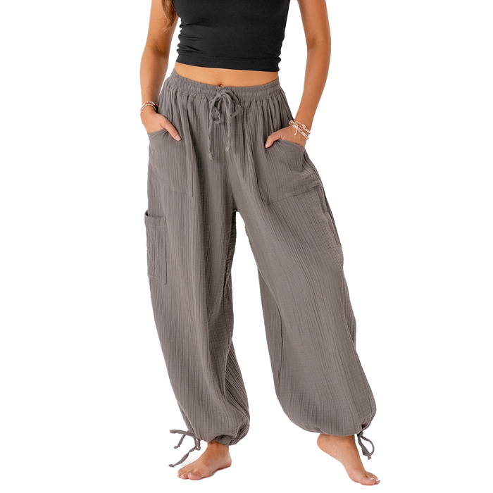 Granite Adventure Cargo Pants, front waist detail