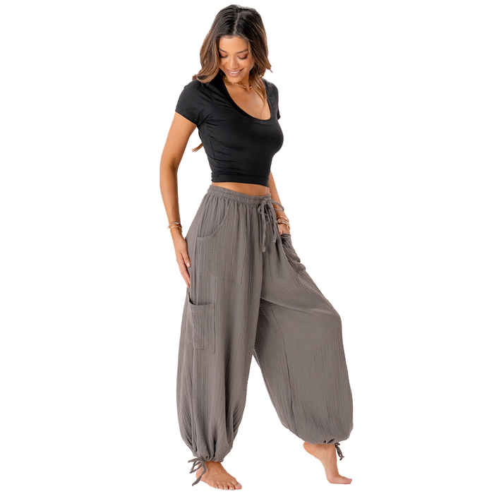Granite Adventure Cargo Pants, front angled pose