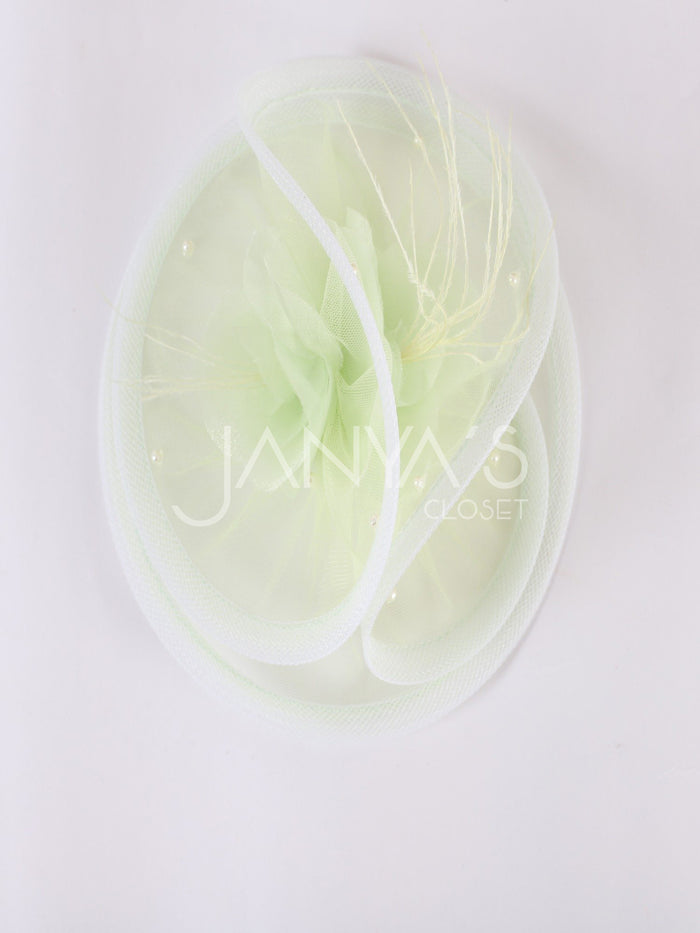 Green Twisted Hair Clip
