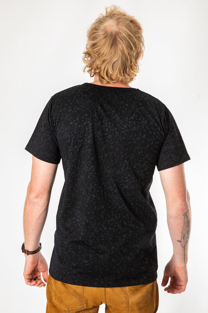 Hand Painted Batik T-Shirt in Sunflower