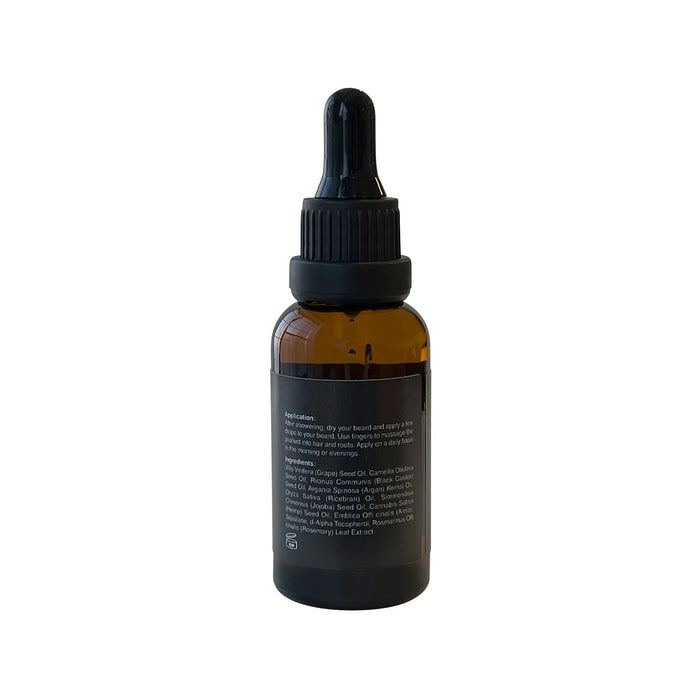 Hemp Infused Beard Growth Oil - Unscented for Thicker Beards
