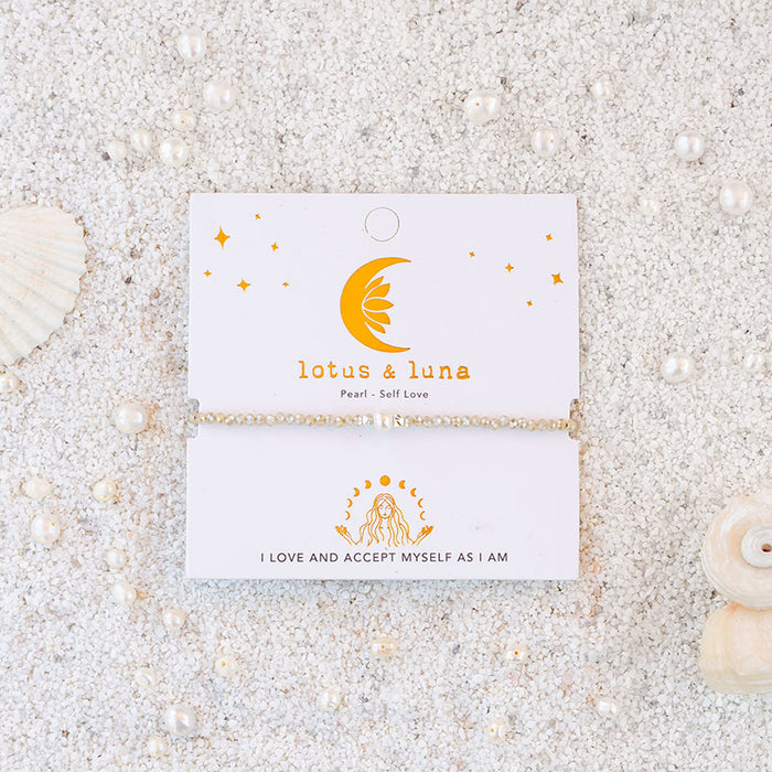 "I Love and Accept Myself as I am" Goddess Bracelet, on product card
