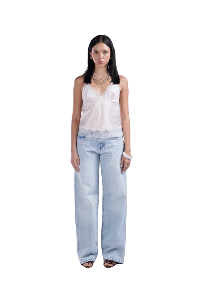 ICY LOW WASIT BAGGY DENIM