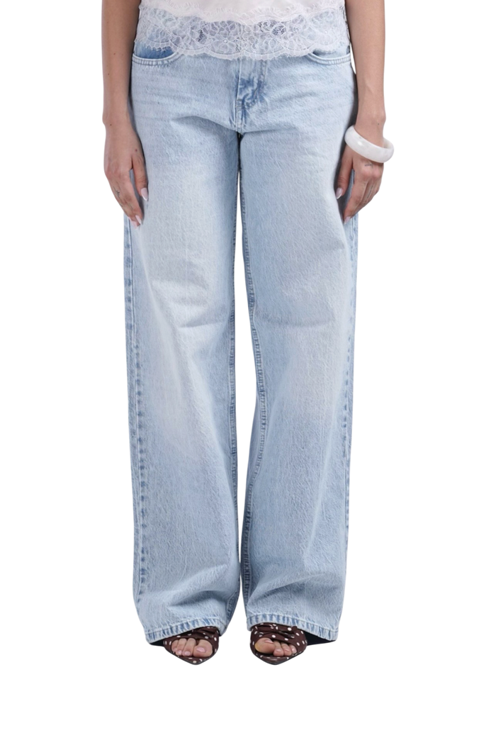 ICY LOW WASIT BAGGY DENIM