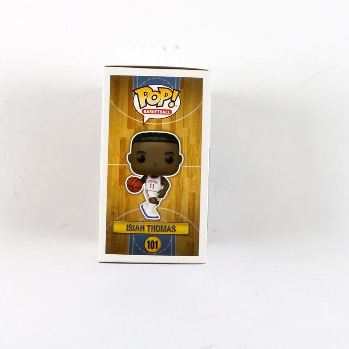 Isiah Thomas Signed Funko Pop 101 Isiah Thomas Detroit Pistons Beckett COA