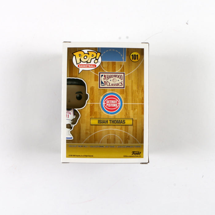 Isiah Thomas Signed Funko Pop 101 Isiah Thomas Detroit Pistons Beckett COA