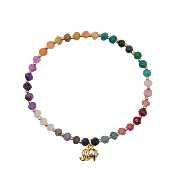 "It Takes a Village" Mantra Bracelet, flat lay