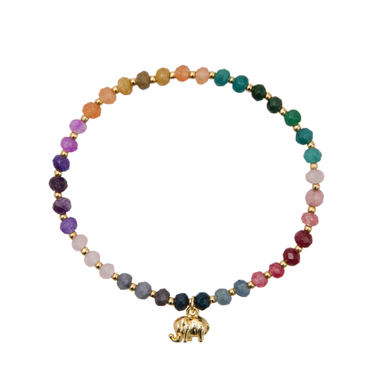 "It Takes a Village" Mantra Bracelet, flat lay
