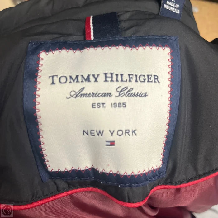 Jacket Puffer & Quilted By Tommy Hilfiger In Black, Size: L