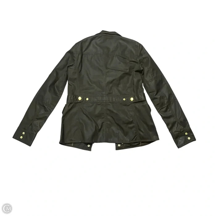 Jacket Windbreaker By J. Crew In Green, Size: Xxs