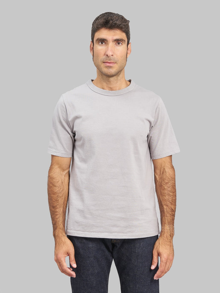 Jackman Lead Off TShirt grey midweight model front look
