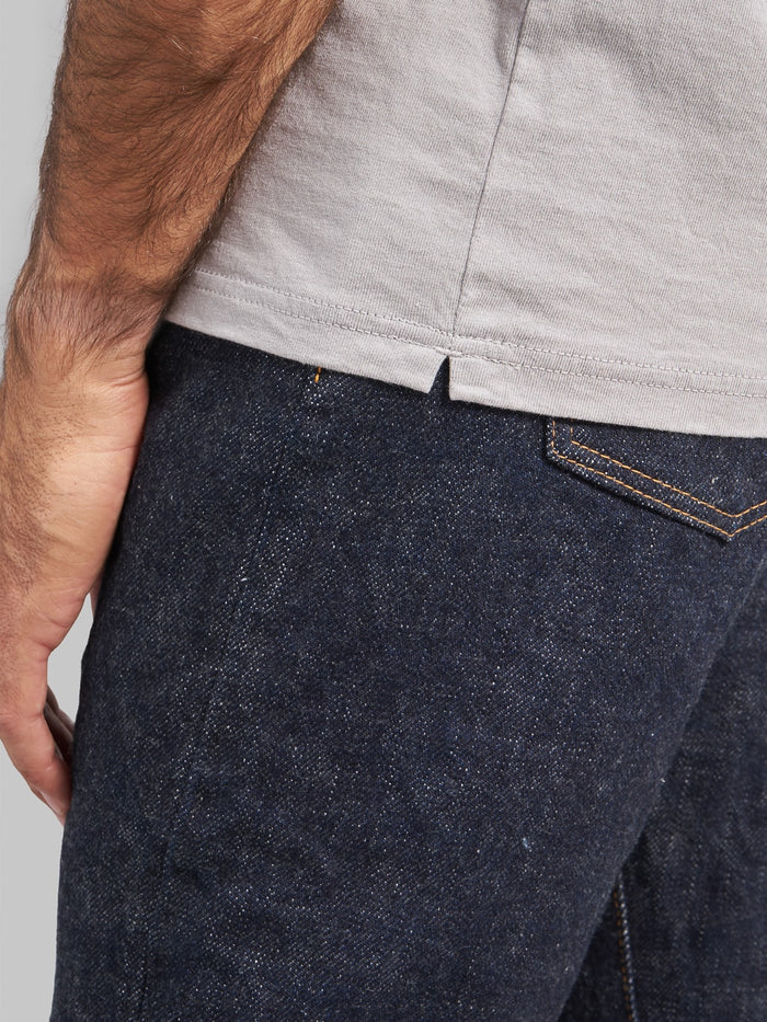 Jackman Lead Off TShirt grey midweight hem