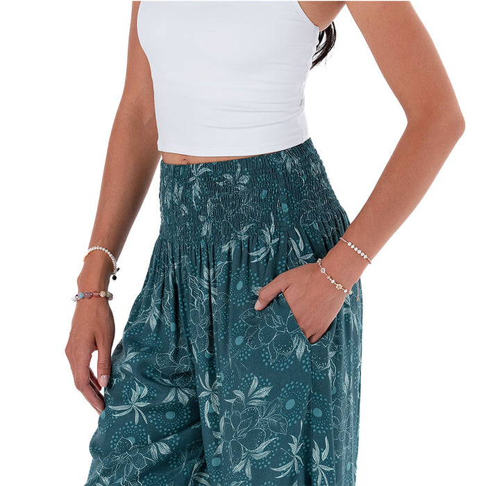 Jade Dahlia Harem Pants, pocket detail