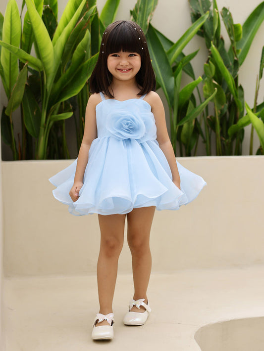 Janyas Closet: Elsa Blue Barbie Girl Dress