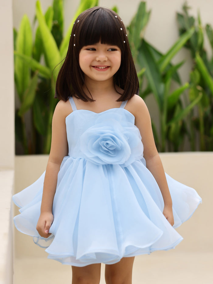 Janyas Closet: Elsa Blue Barbie Girl Dress