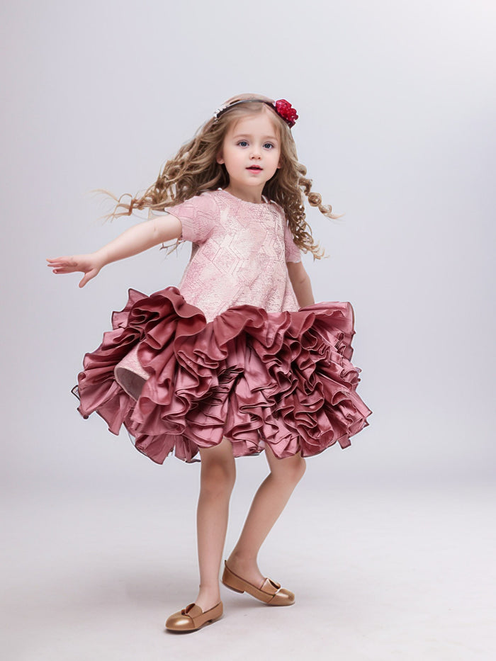 JANYAS CLOSET  Mauve Majestic Tulle Dream Dress*