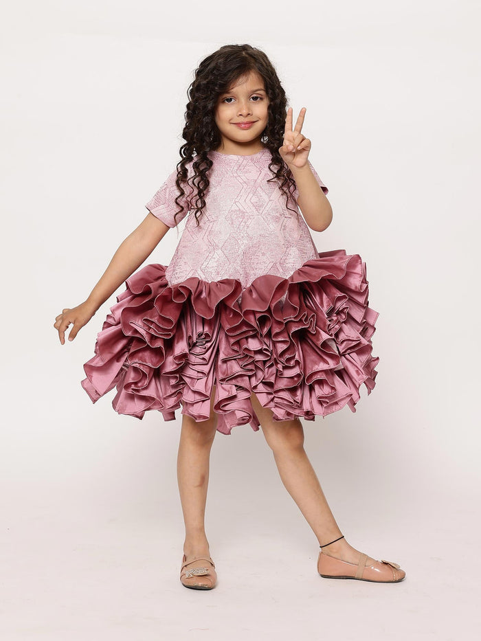 JANYAS CLOSET  Mauve Majestic Tulle Dream Dress*