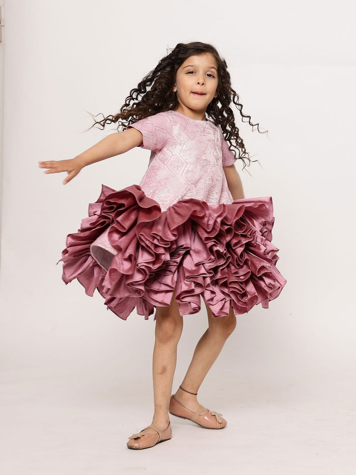 JANYAS CLOSET  Mauve Majestic Tulle Dream Dress*