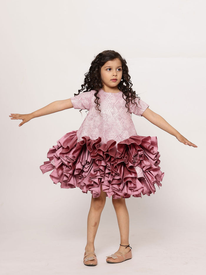 JANYAS CLOSET  Mauve Majestic Tulle Dream Dress*