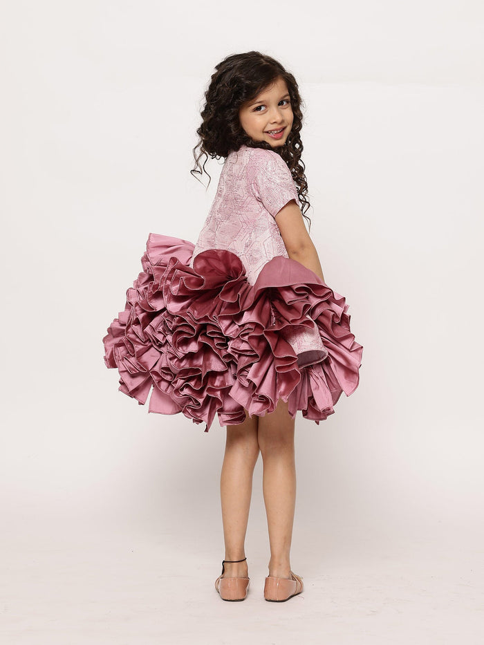 JANYAS CLOSET  Mauve Majestic Tulle Dream Dress*