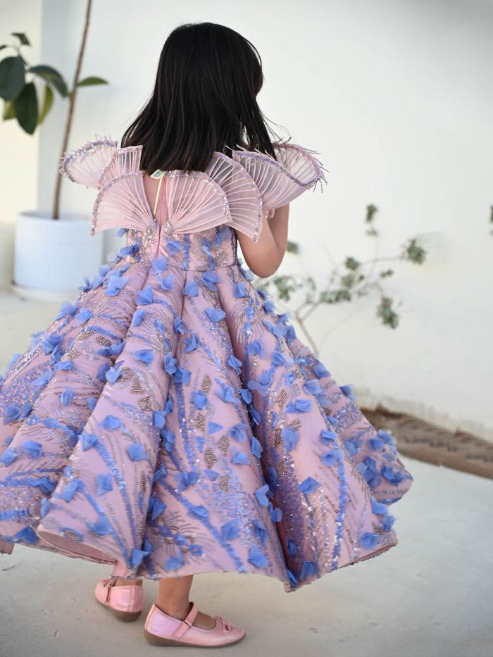 JANYAS CLOSET The Aisha Princess Mauve Couture Gown