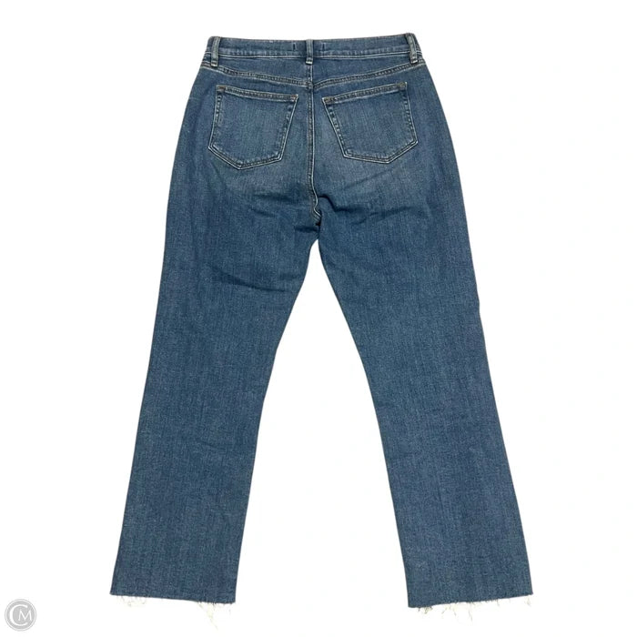 Jeans Cropped By Loft In Blue Denim, Size: 2