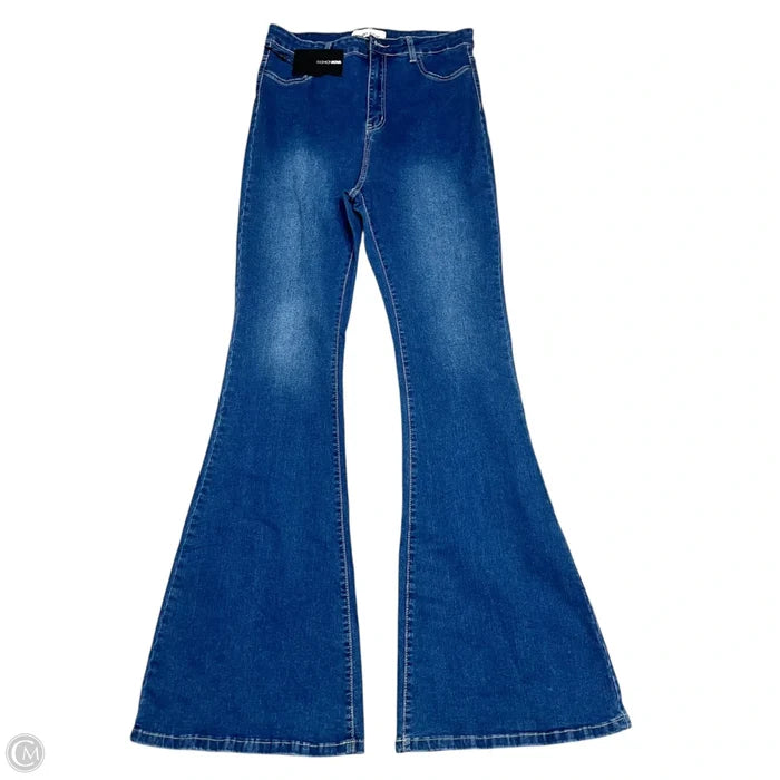 Jeans Flared By Fashion Nova In Blue Denim, Size: 3x