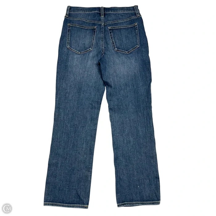 Jeans Straight By J. Crew In Blue Denim, Size: 4