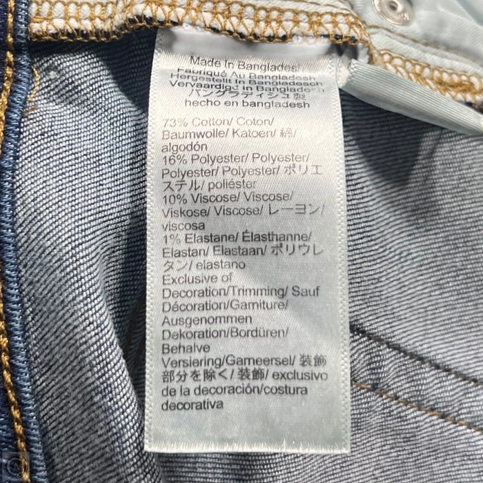 Jeans Straight By J. Crew In Blue Denim, Size: 4