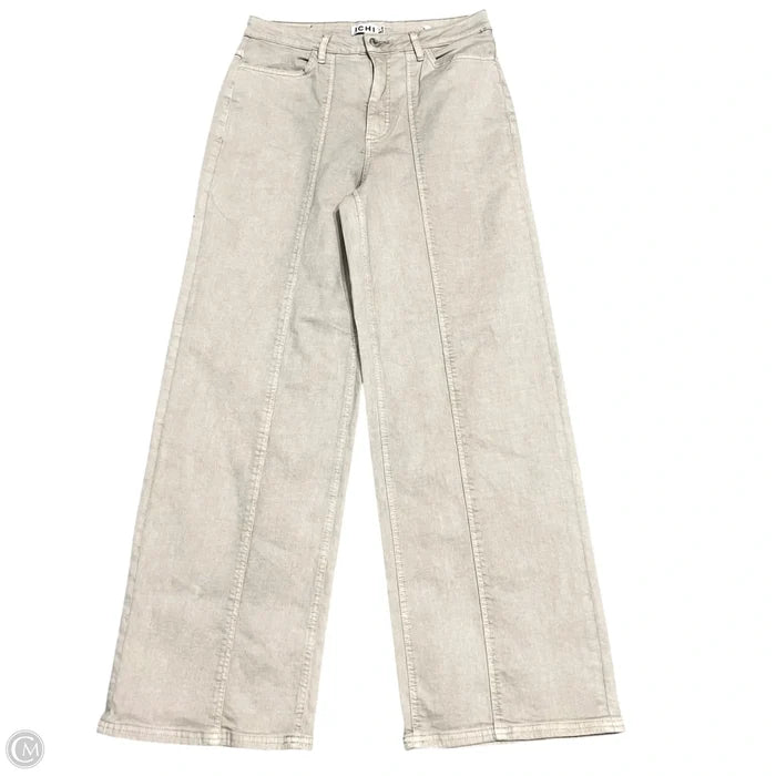 Jeans Wide Leg By Ichi Denim In Tan Denim, Size: 12