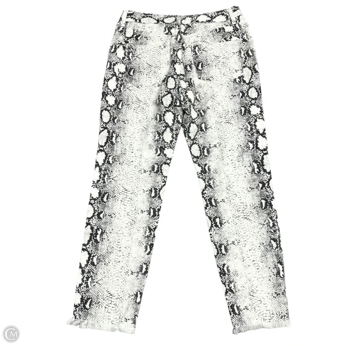 Jeans Wide Leg By Pol In Snakeskin Print, Size: 4