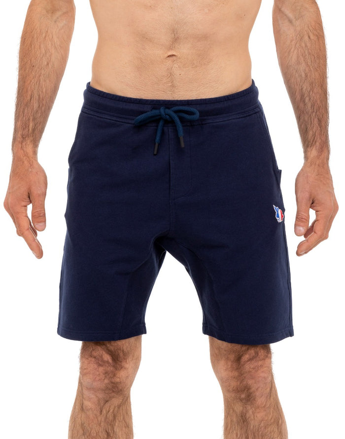 jogging short homme navy PULLIN en coton