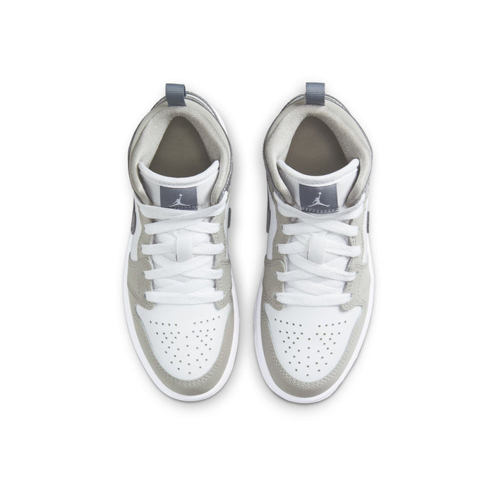 Jordan 1 Mid SE White Medium Grey Cool Grey PS
