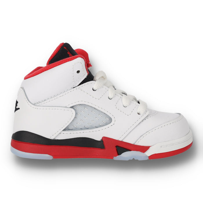 Jordan 5 Retro Fire Red Black Tongue TD