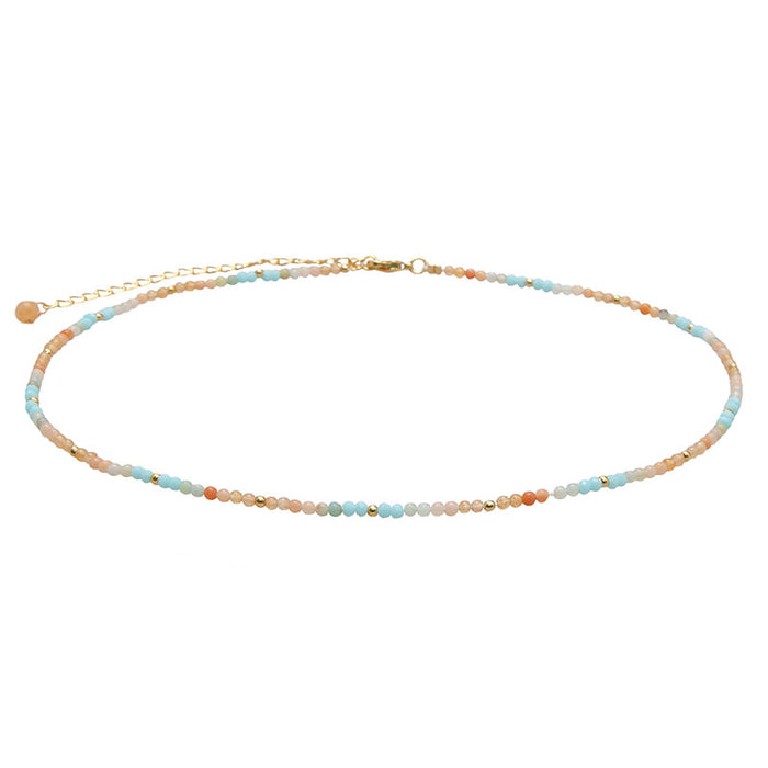 Joy 2mm Healing Necklace, flat lay