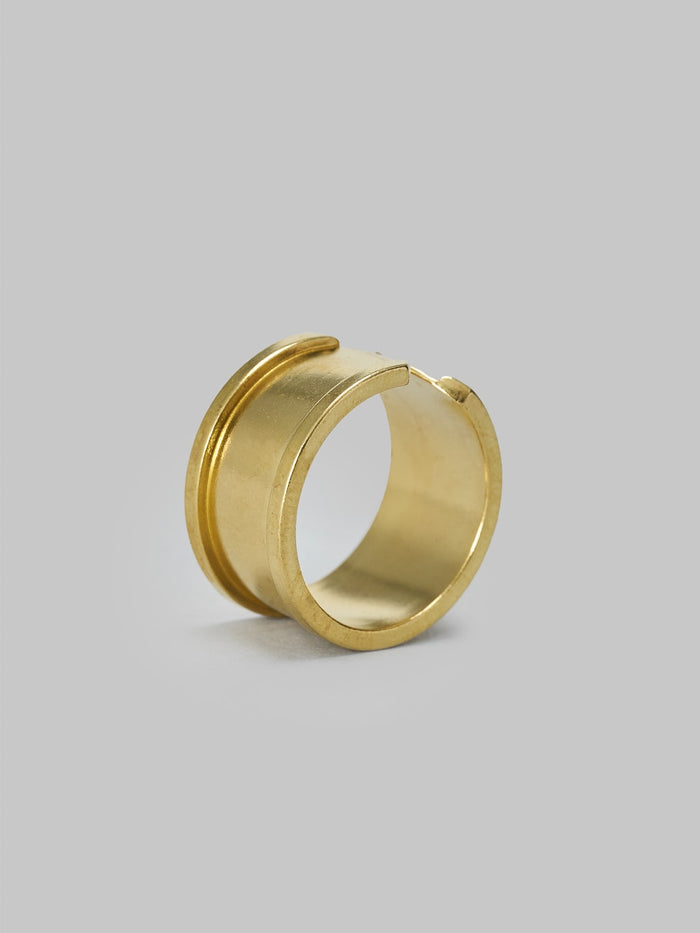 Kobashi Studio Bandana Ring solid brass