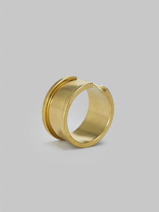 Kobashi Studio Bandana Ring solid brass