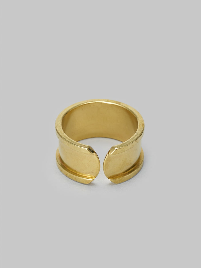 Kobashi Studio Bandana Ring solid brass interior