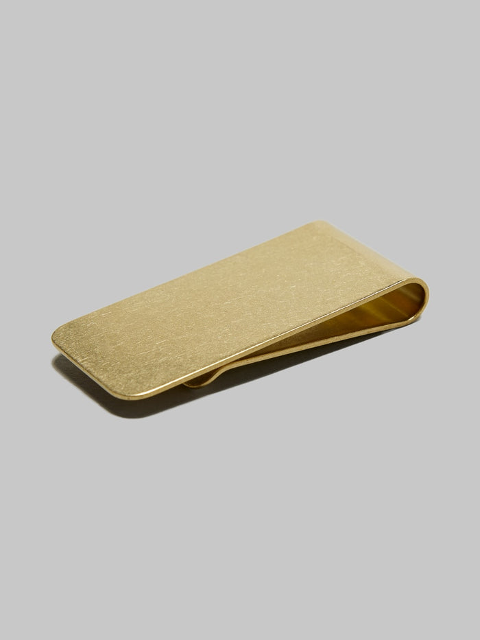 Kobashi Studio Money Clip brass back view