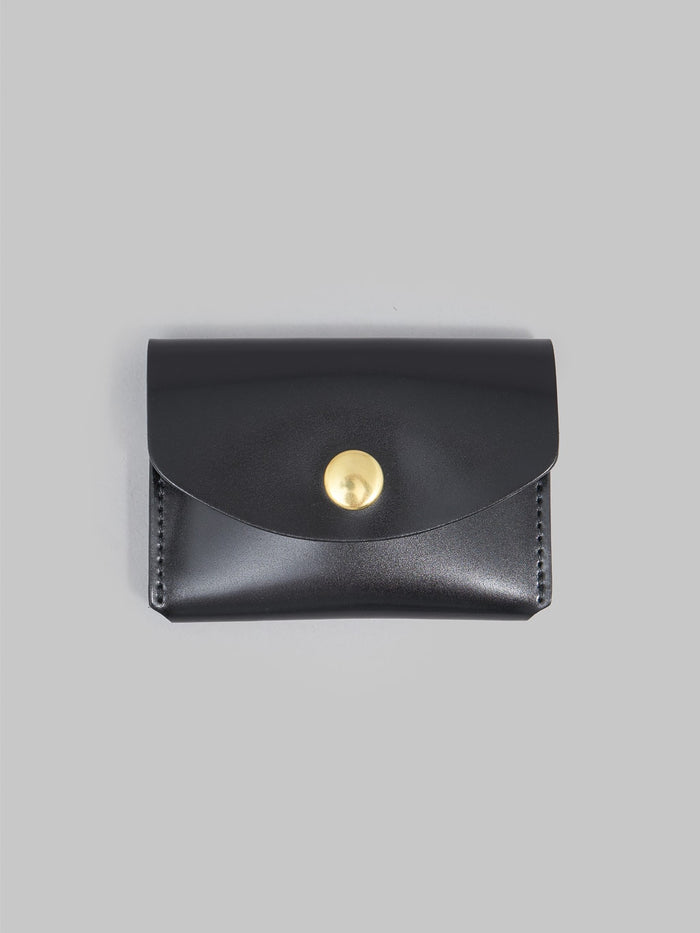 Kobashi Studio Cordovan Card Case Black front