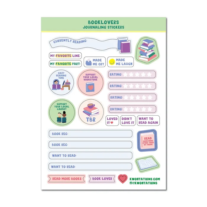 Kwohtations: Journaling Stickers