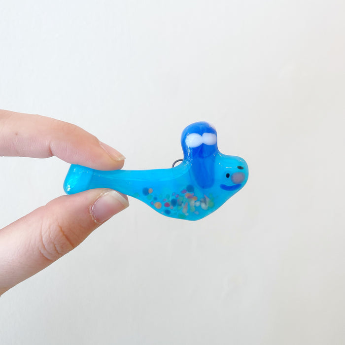 LB Glass Wall Ornaments - Whale