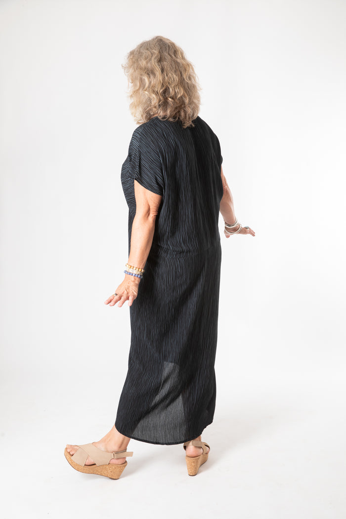 Libra Cocoon Dress in Blue