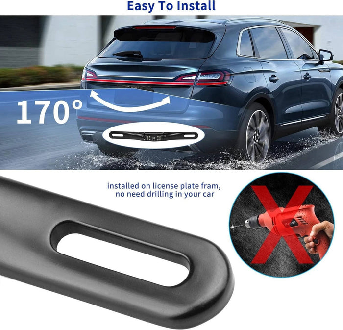 License Plate Reverse Backup Camera