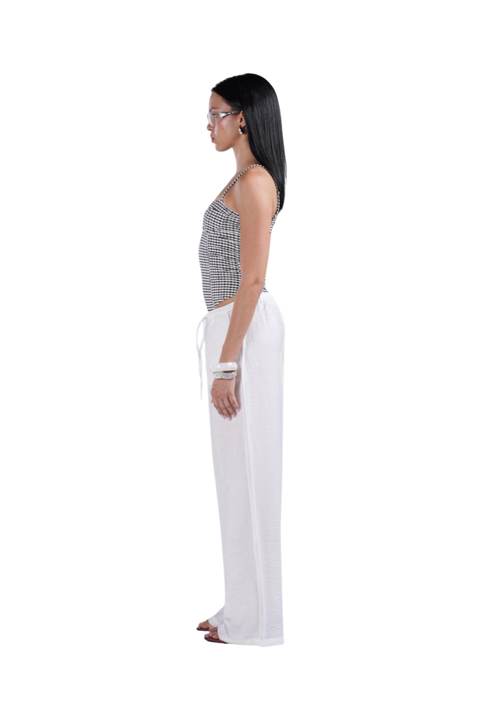 LINEN PANTS WHITE