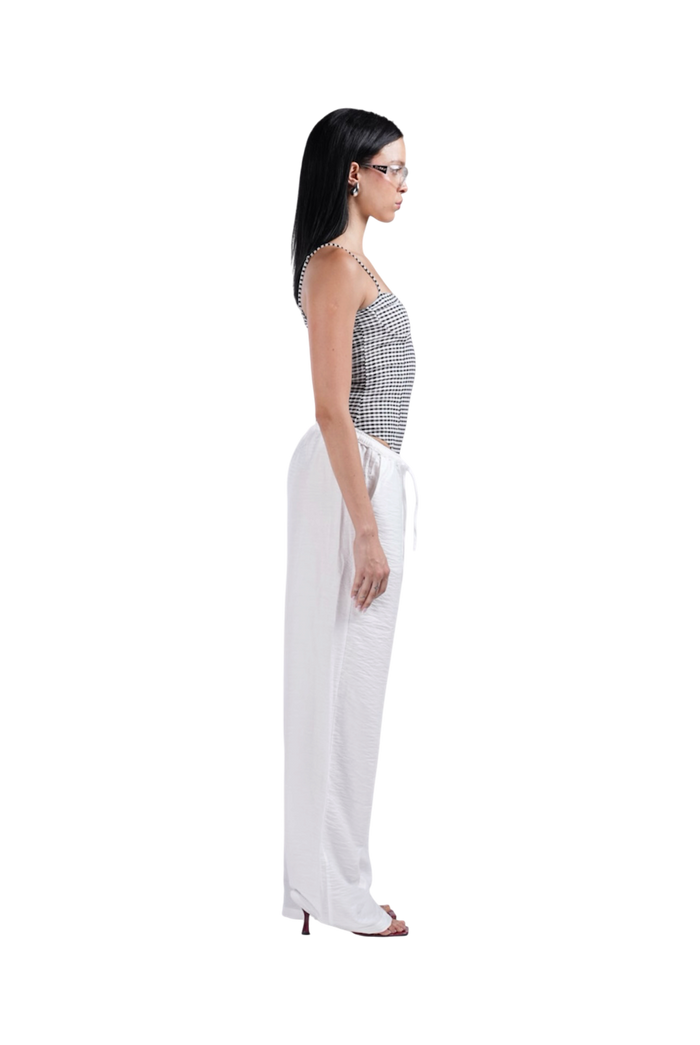 LINEN PANTS WHITE