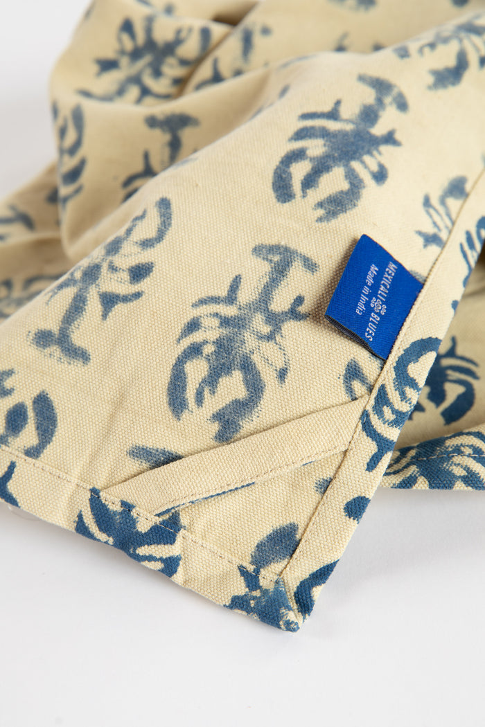 Lobster Block Print Kitchen Towel