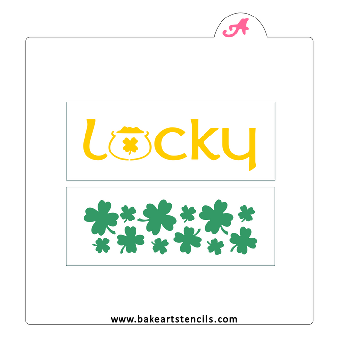 Lucky Stack Stick Cookie Stencil